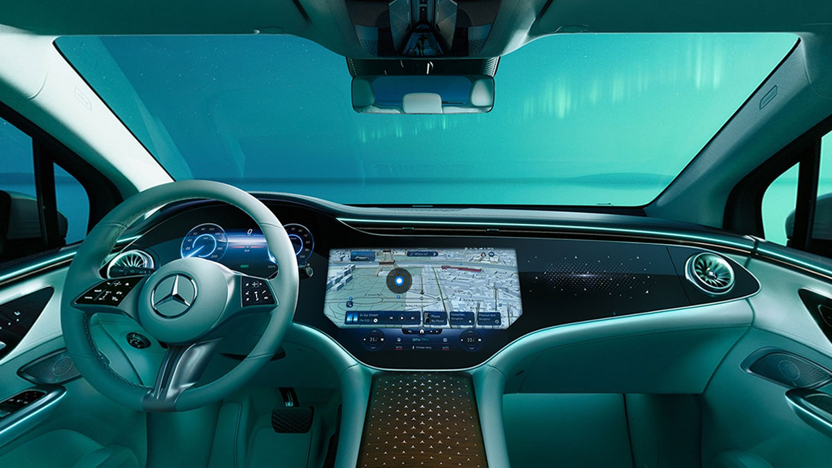 Nội thất Mercedes EQE 500 4MATIC (SUV)