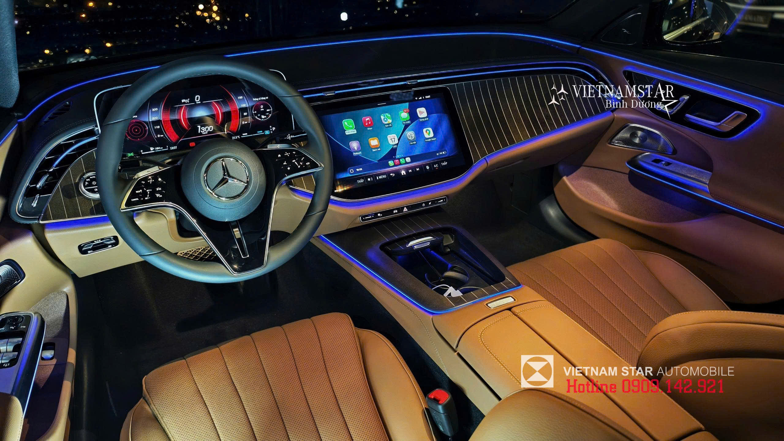 E 200 Exclusive Class All New 2025 24 chức năng thông gió và sưởi ghế trước, điều hòa khí hậu THERMATIC 2 vùng trên mercedes E200 Exclusive 2025