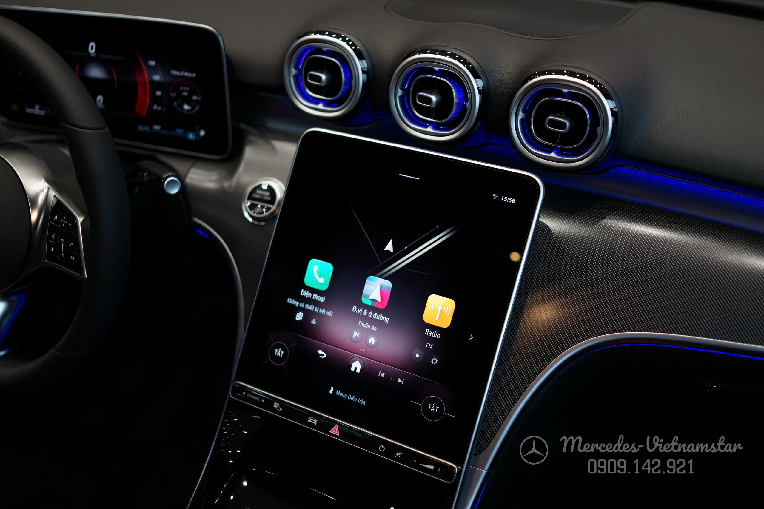 C 200 Avantgarde 15 Giao diện MBUX thế hệ mới trên C200 Avantgarde với đồ họa sắc nét.