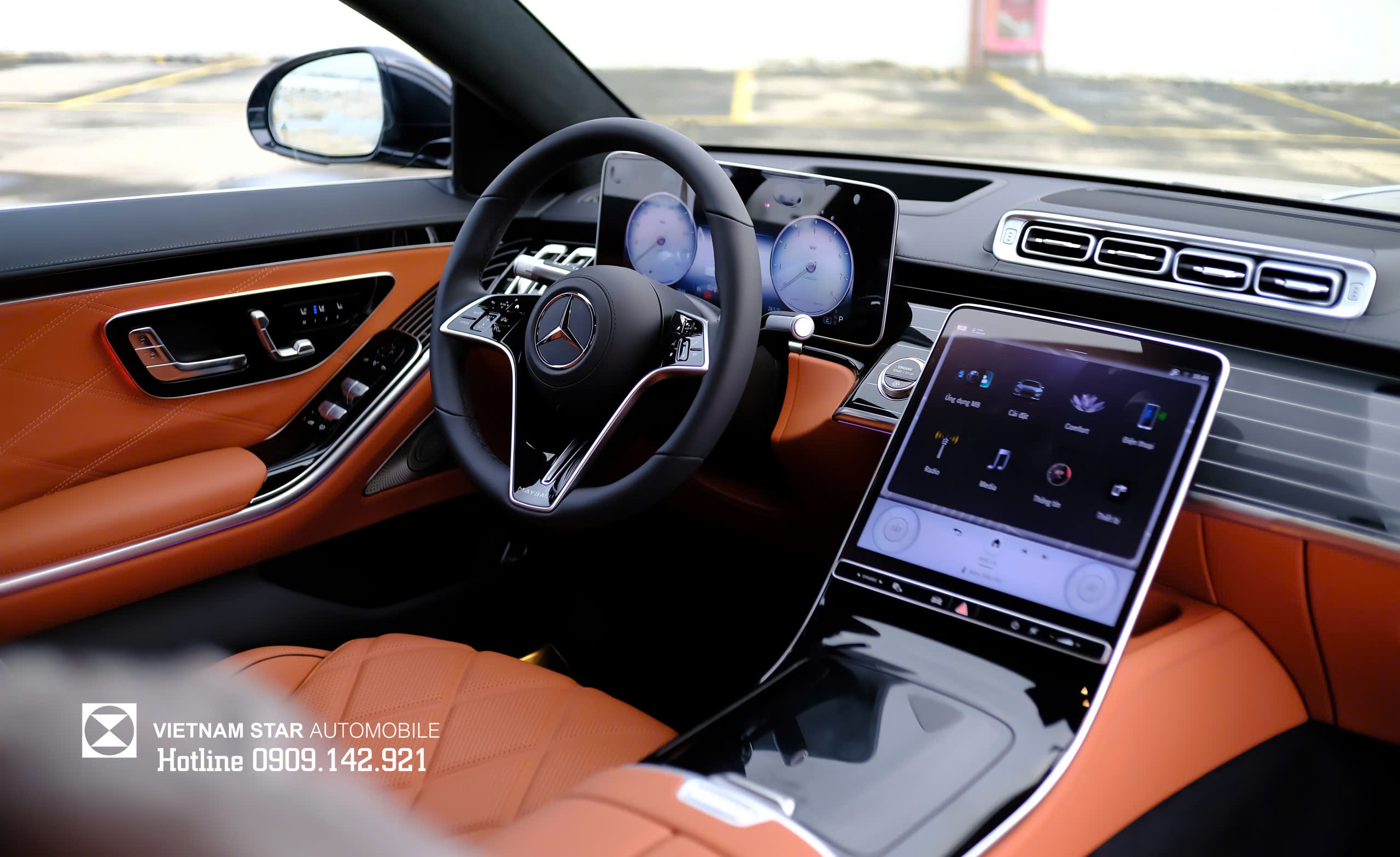 Màn hình cảm ứng MBUX thế hệ mới trên Maybach S450