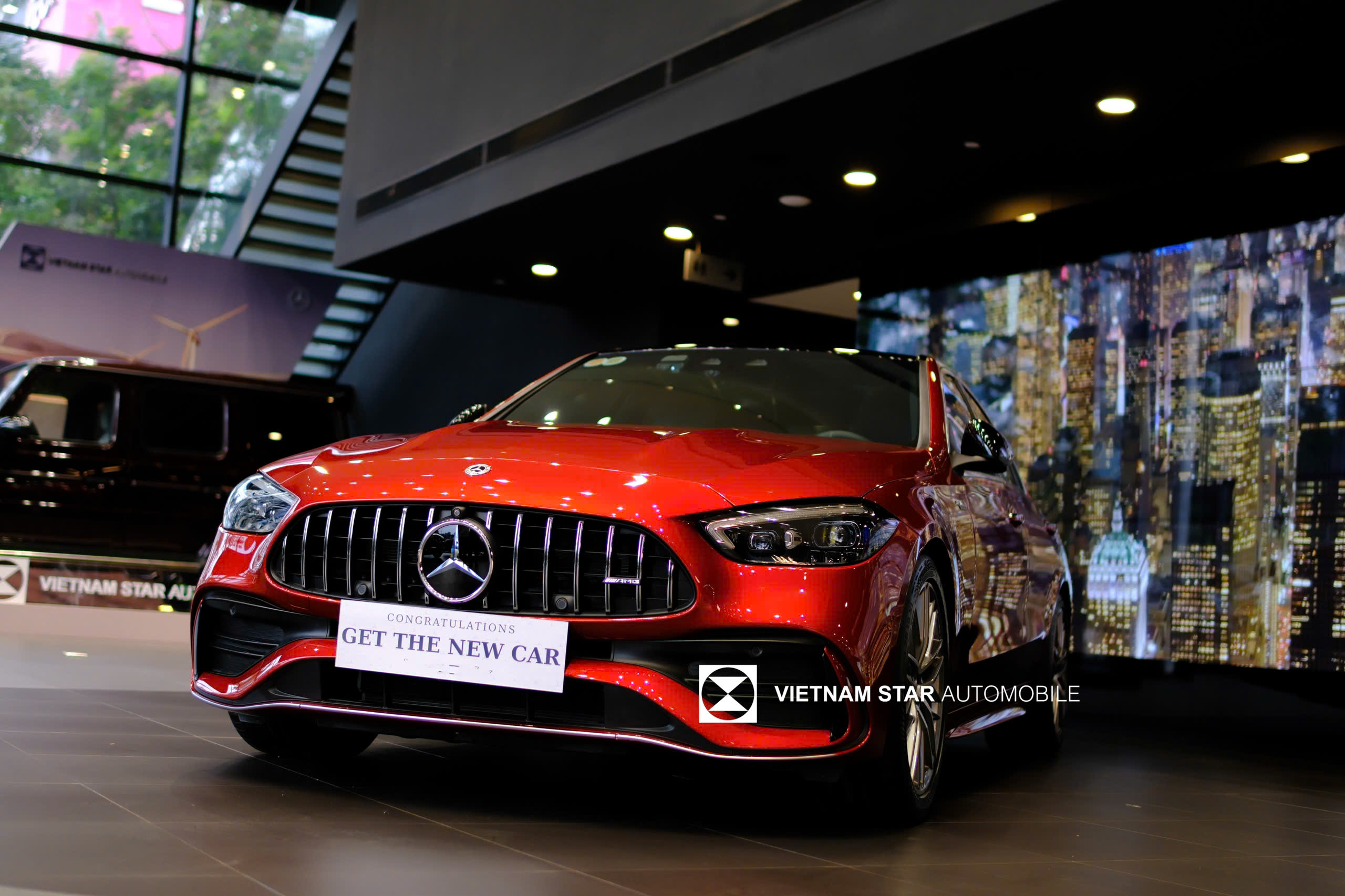 C 43 4MATIC 15 Cụm đèn pha DIGITAL LIGHT thông minh trên Mercedes-AMG C 43