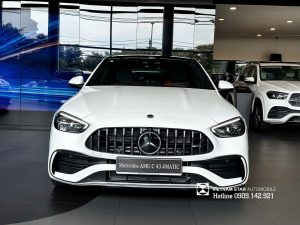 C 43 4MATIC 2 Mercedes-AMG C 43 4MATIC Sedan ngoại thất màu trắng tại Việt Nam