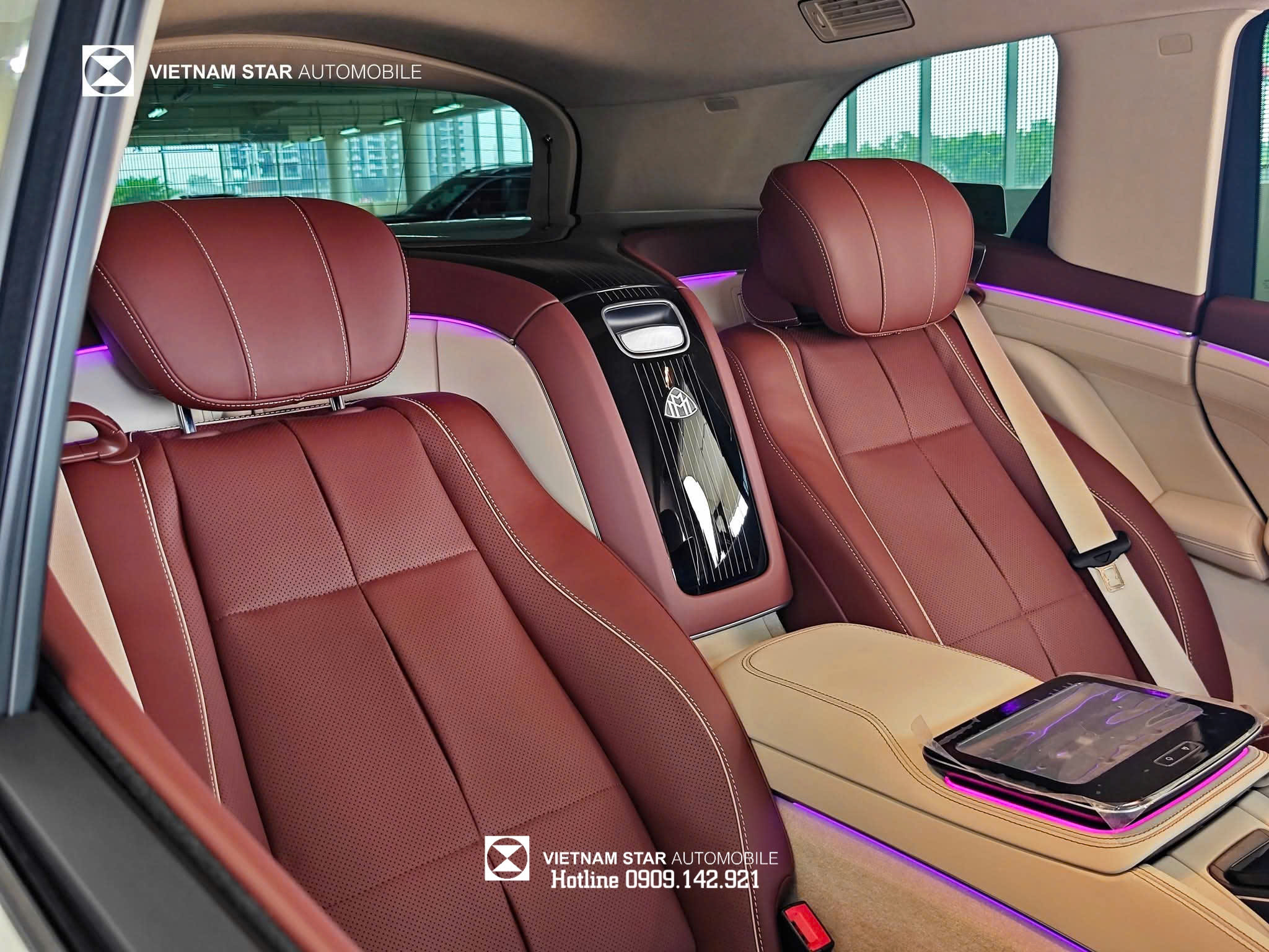 Maybach GLS 480 4MATIC 13 Chất liệu da Nappa khâu thủ công Maybach GLS 480