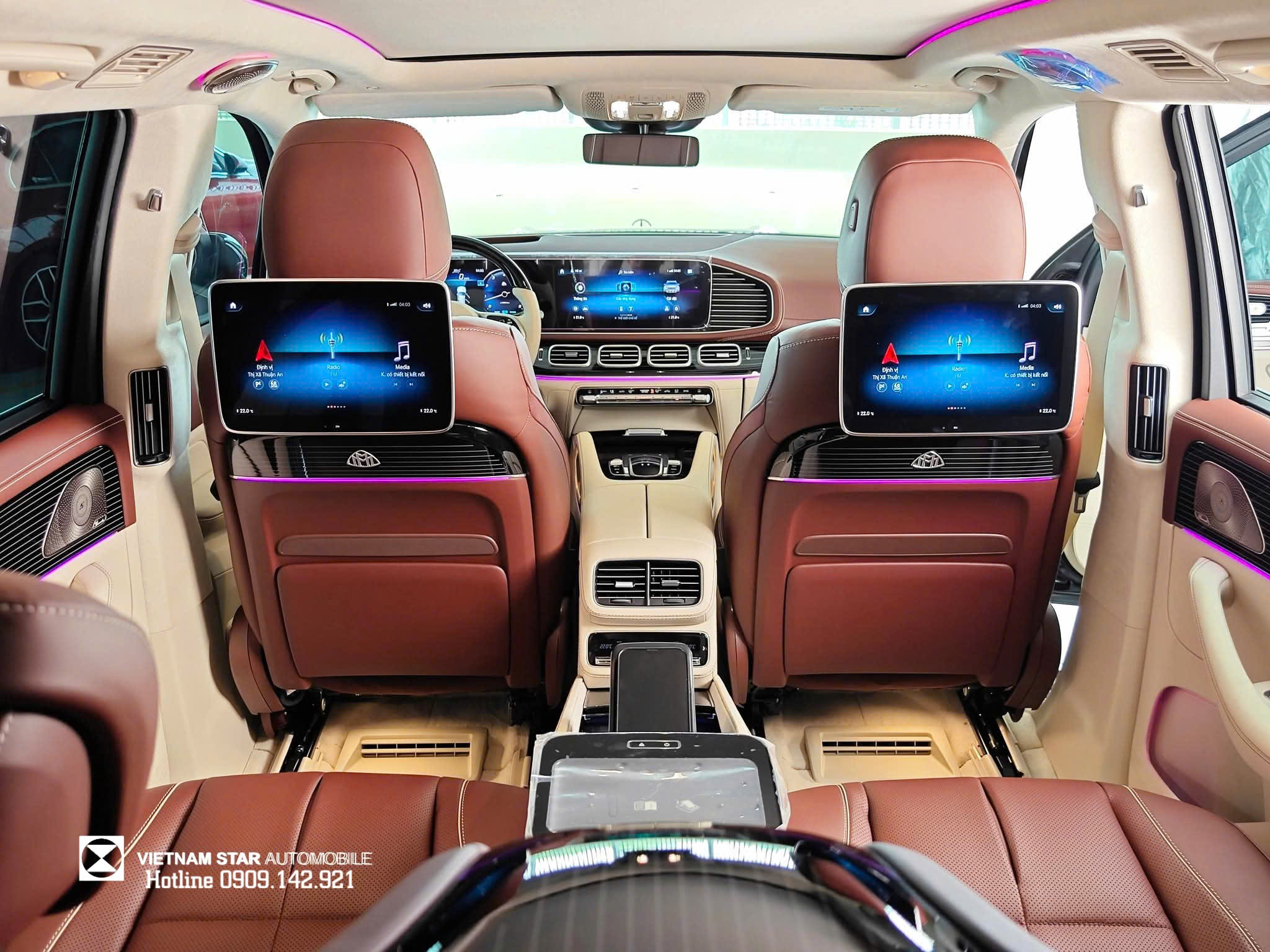 Maybach GLS 480 4MATIC 14 Khoang cabin Maybach GLS 480 - Thiết kế hạng thương gia