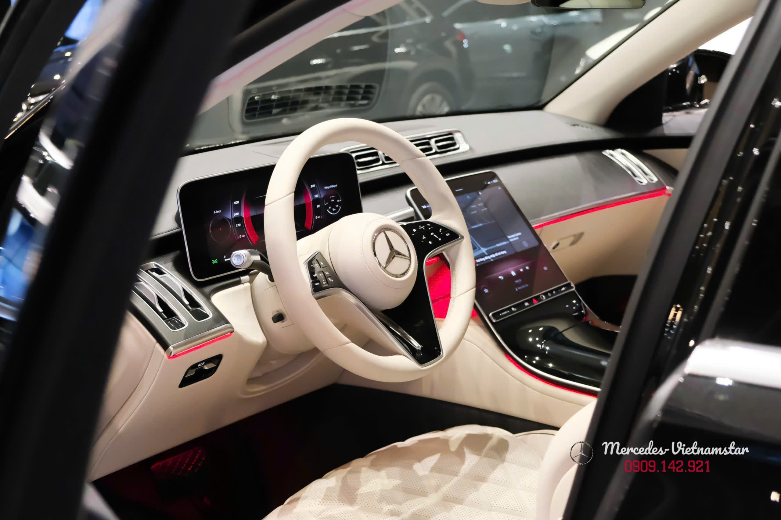 Mercedes-Benz S 450 4MATIC 25 Vô lăng đa chức năng bọc da Nappa trên Mercedes S450