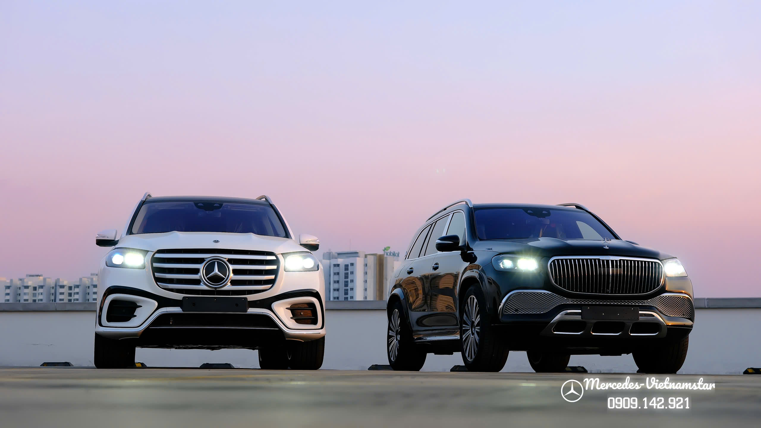 Maybach GLS 480 Màu Đen Giao Ngay 9 Cụm đèn trước MULTIBEAM LED với công nghệ ULTRA RANGE Highbeam.